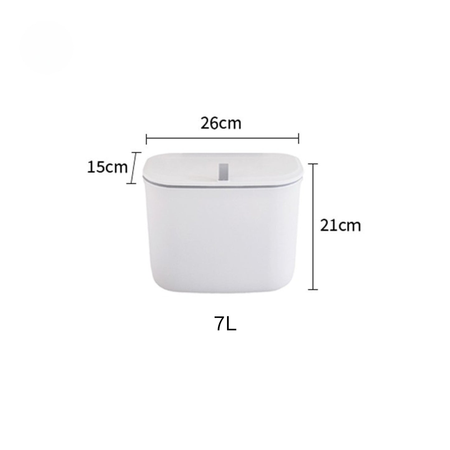 Hanging Kitchen Dustbin with lid
