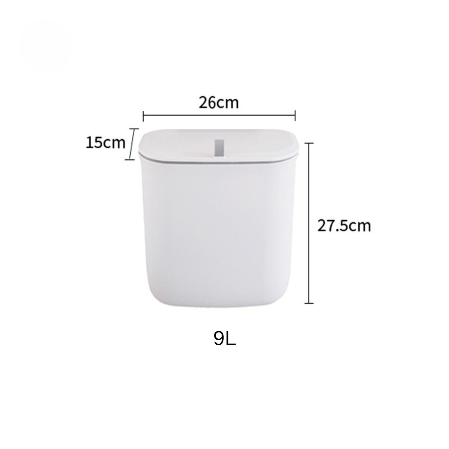 Hanging Kitchen Dustbin with lid