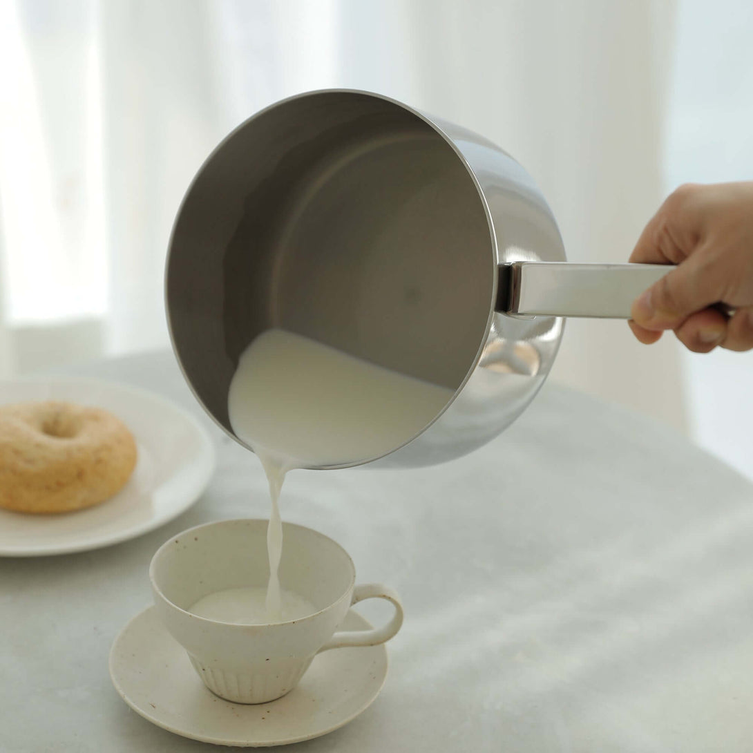 ubenkaku 18/8 stainless steel milk pan