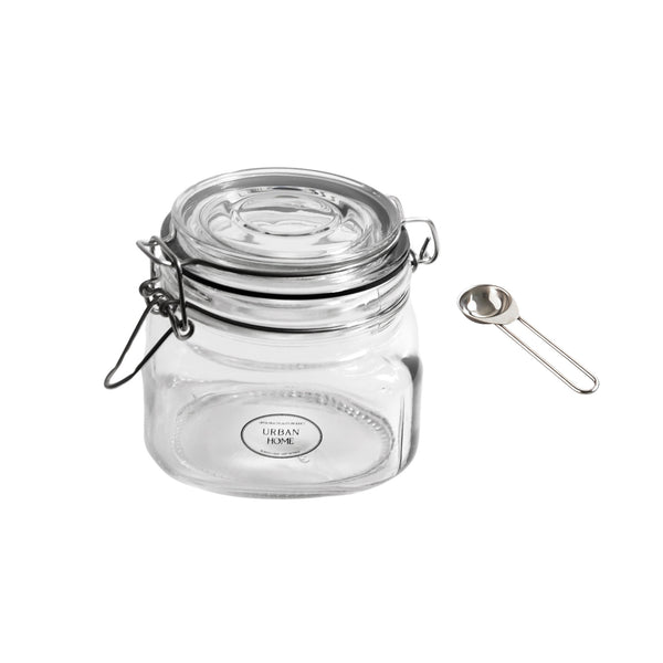 16oz Glass Jar with Lid & 5ml Spoon