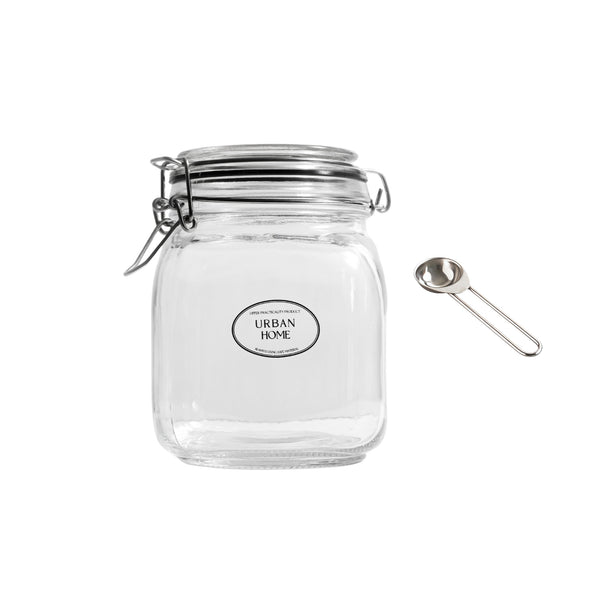 32oz Glass Jar with Lid & 5ml Spoon