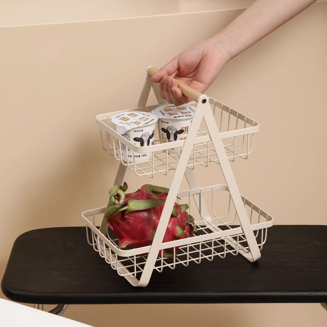 ubenkaku kitchen fruit basket cream color
