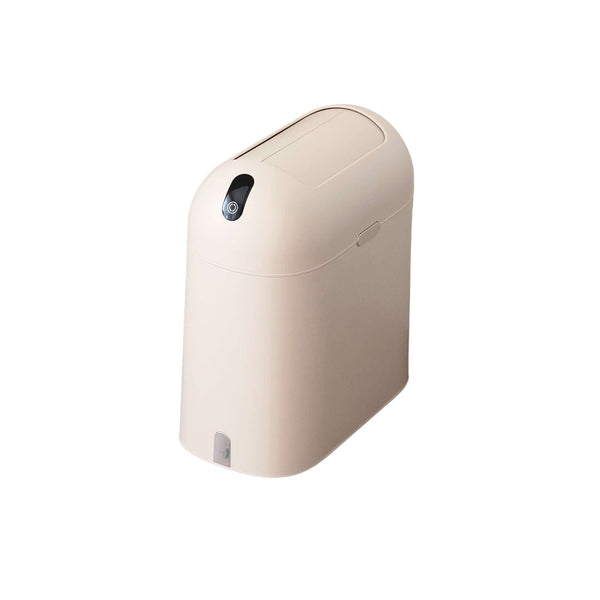 ubenkaku motion sensor bin 9l cream color