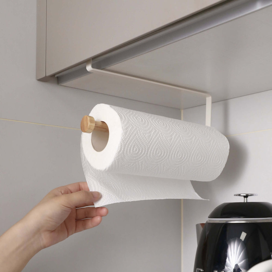 ubenkaku no-drill kitchen roll rack