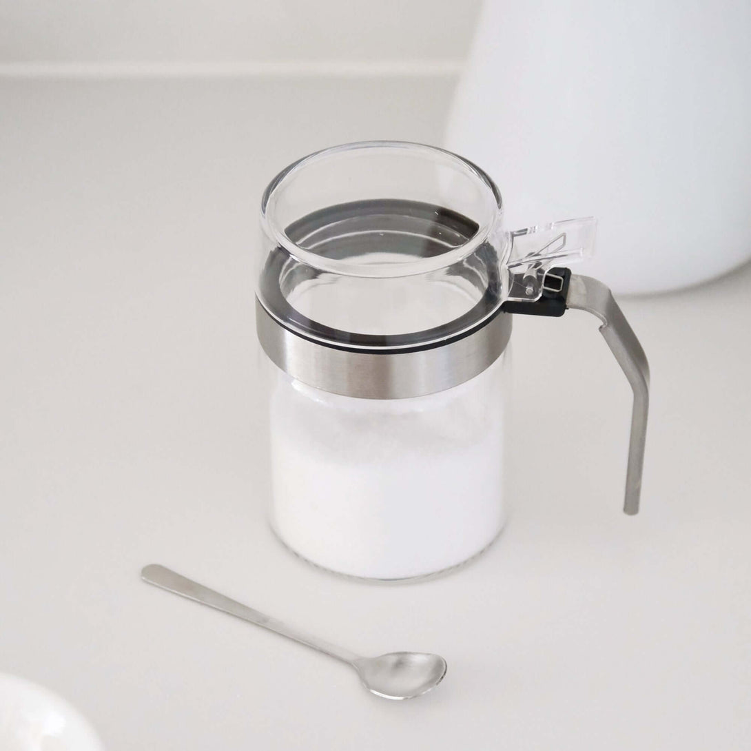 ubenkaku seasoning jars with spoons