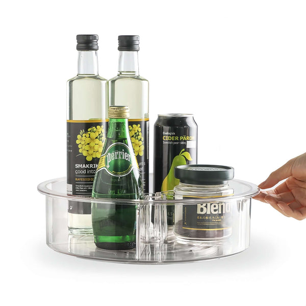 ubenkaku spice rack turntable 12in transparent